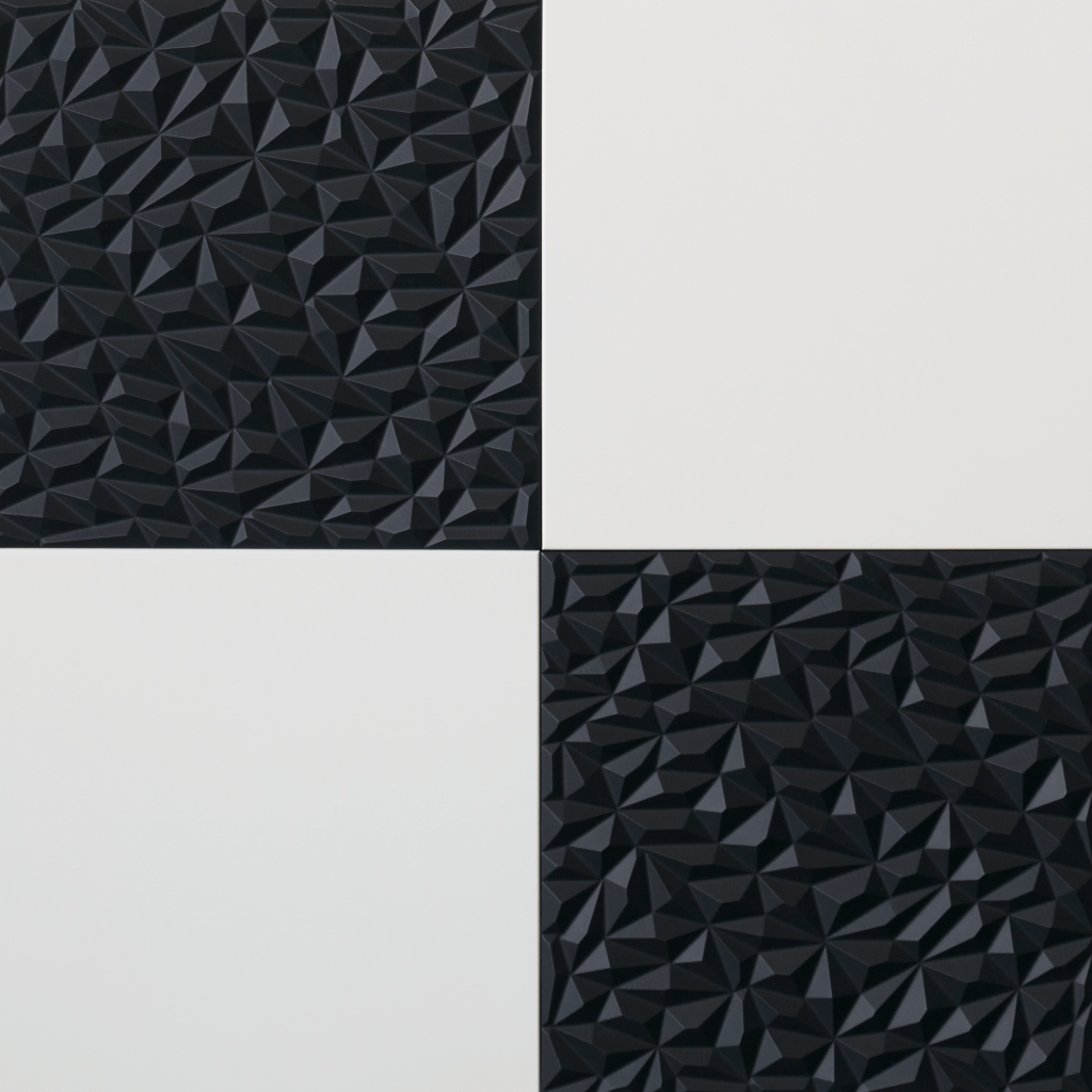 Designer Series - Wade: Facets + Color Block: White Flour